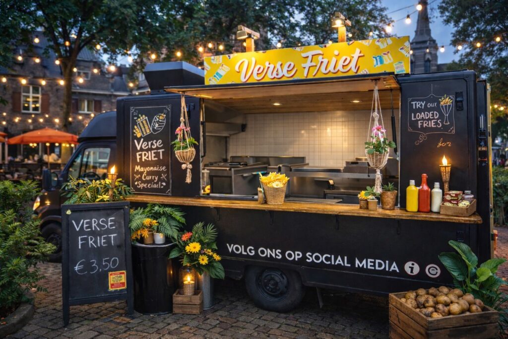 Frietkar huren op locatie